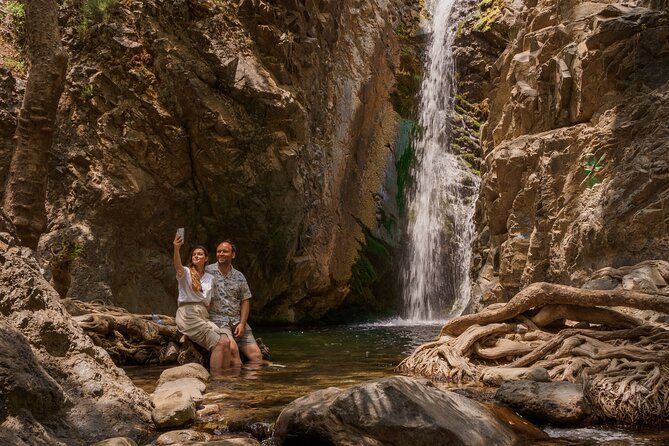 100% Cyprus - Tour to Troodos mountains and villages (From Paphos) - Aphrodite’s Rock and Lofou streets: halloumi, coffee, and quick photos