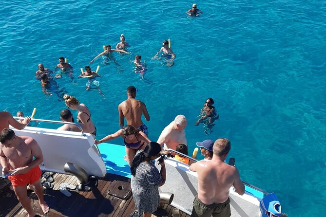 2.5 hour Glass Bottom Boat Trip, Snorkeling, Sliding and Fun - What the glass-bottom view is really like