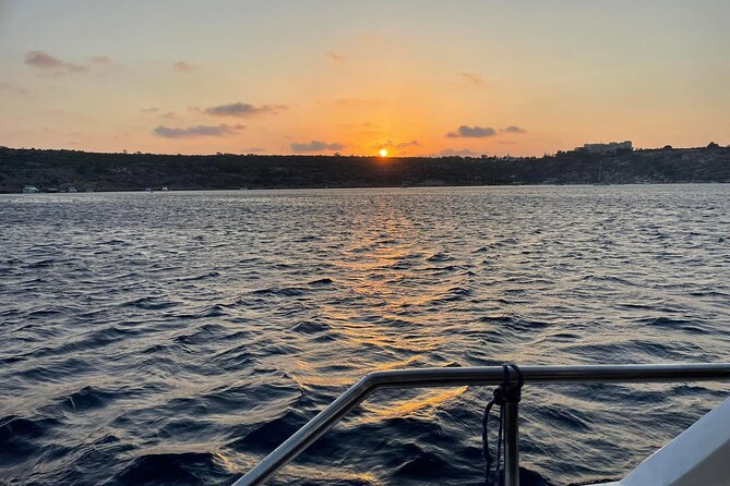 3-Hour Sunset Cruise from Protaras with Fruit & Champagne - Protaras start and first photo stop: getting your bearings