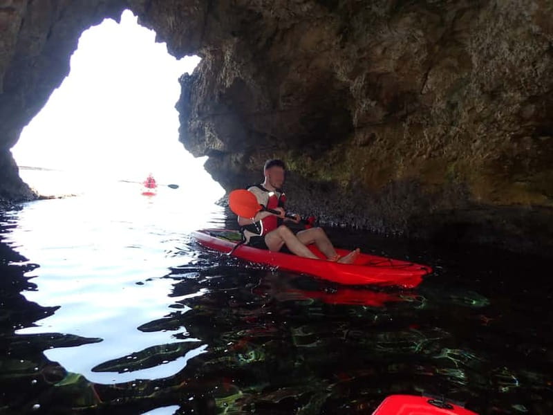 4-hour Ayia Napa SeaCaves Guided Kayaking from Limnara beach - Kayaking the Ayia Napa Sea Caves and Lovers Bridge