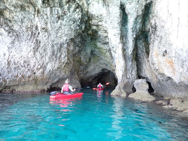 4-hour Ayia Napa SeaCaves Guided Kayaking from Limnara beach - Paddling Comfort, Skill Level, and Pace With a Real Guide