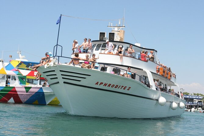 APHRODITE II -LAZY DAY CRUISE-BLUE LAGOON,TURTLE COVE, with LUNCH - Entering Ayia Napa Harbour, getting set for a slow cruise