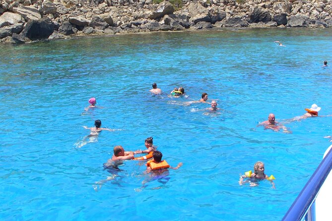 APHRODITE II -LAZY DAY CRUISE-BLUE LAGOON,TURTLE COVE, with LUNCH - Protaras from the sea, plus lunch and the Famagusta ghost town story