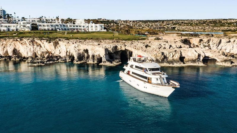 Ayia Napa's Biggest Boat | Cruise with Lunch and Swimming - Cape Greco passing views: why the drive-by matters