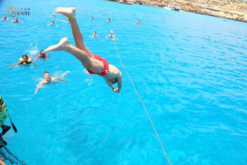 Ayia Napa's Biggest Boat | Cruise with Lunch and Swimming - Konnos Turtle Bay swim stop: 35 minutes and a real chance at turtles