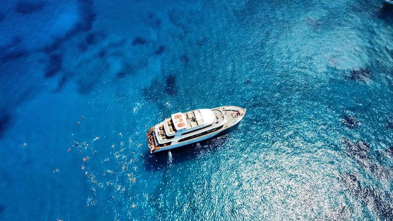 Ayia Napa's Biggest Boat | Cruise with Lunch and Swimming - The 4-hour flow: views, lunch, music, then water time