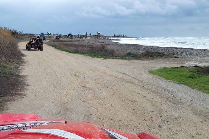 Beach & Off road Buggy Safari in Paphos - The Geroskipou and Riccos Beach stretch: your off-road warm-up