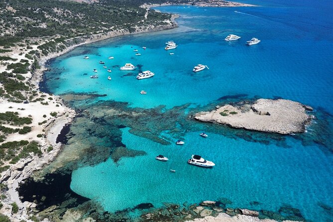 Blue Lagoon Akamas Bus and Boat Tour with Water Slide from Paphos - Key highlights at a glance