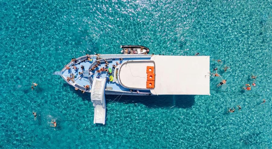 Blue Lagoon Cruise: Waterslide Adventure from Latchi Harbour - The Akamas coastline ride: scenery first, entertainment on board