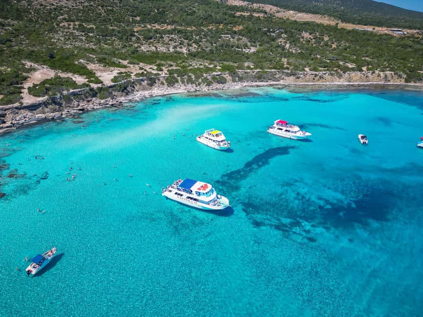 Blue Lagoon Half Day Tour with Water Slide from Paphos - Akamas Peninsula cruise: coastline views as your warm-up