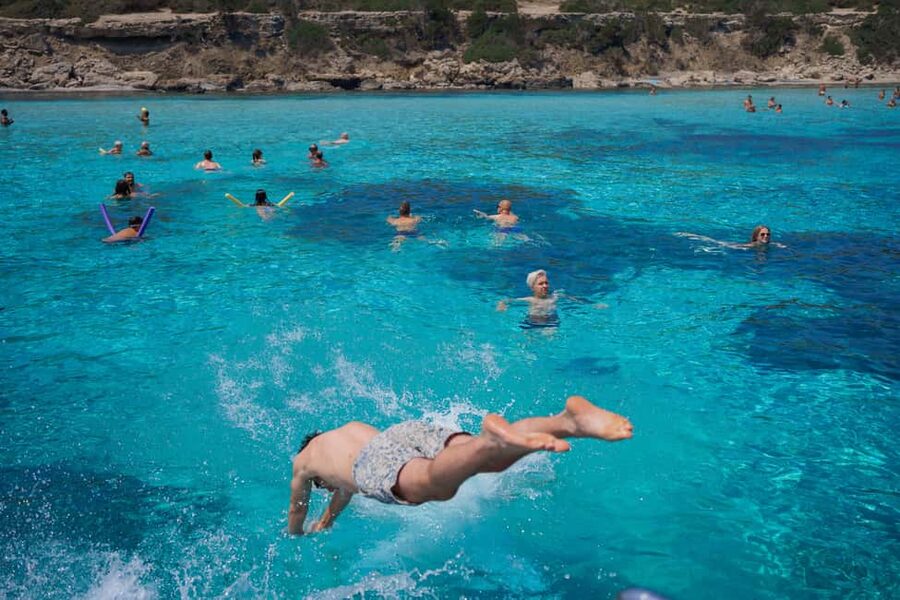 Blue Lagoon Half Day Tour with Water Slide from Paphos - Sun deck time and sea views on the return