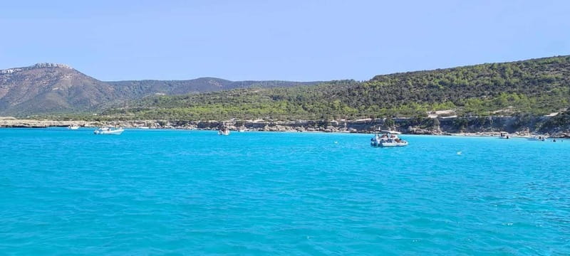 Blue Lagoon Latchi, coach transfer+boat trip, Half day trip - The Blue Lagoon Swim: Your 1-Hour Window