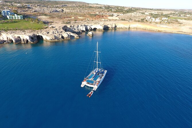 Catamaran Adults Exclusive Cruise from Protaras - Open Bar, Champagne Welcome, and Buffet Lunch You Can Actually Eat