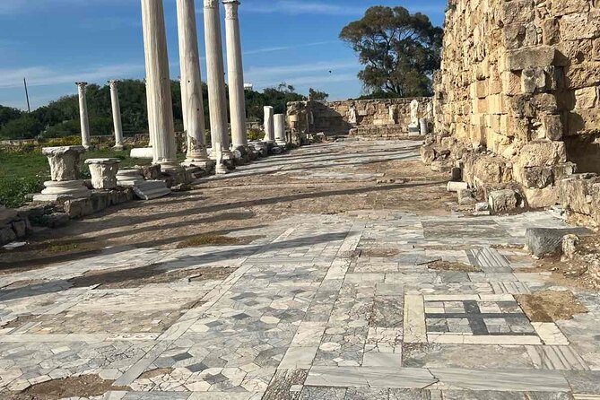 Day Tour to Famagusta, Ghost Town & Ancient Salamis - Salamis Ruins: Amphitheater Views and Mosaic Moments