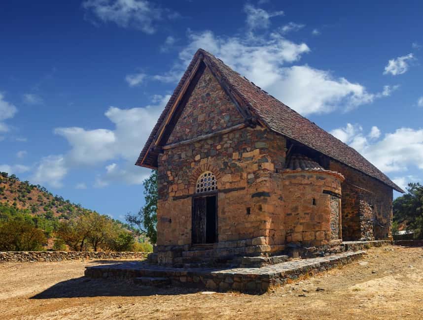 FROM LARNACA/AYIA NAPA/PROTARAS: Nicosia, Troodos &Limassol - Virgin Mary of Asinou Church, 12th-century frescoes in UNESCO quiet