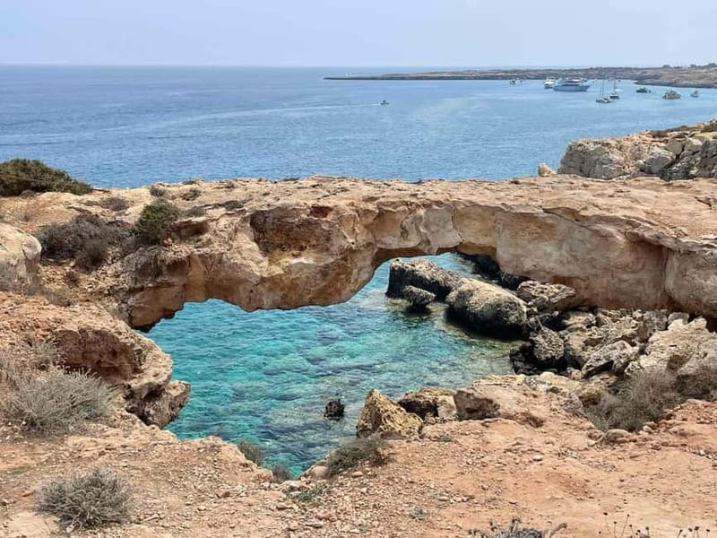 From Larnaca: Cape Greko Guided Tour with Transfers - Stop 1: Ayia Napa Sea Caves for Your First Big Wow
