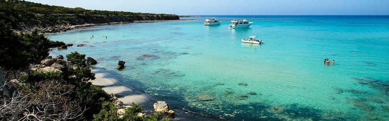 FROM LATCHI: Blue Lagoon Akamas Cruise - large water slide - Time Reality Check: Plan for a Short Day, Not a Long Swim