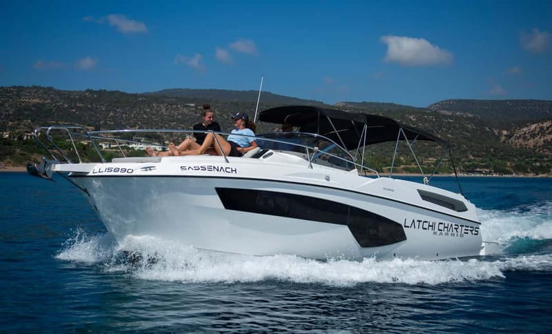 From Latchi: Blue Lagoon Tour via Karnic SL800 Boat - How the 1 to 6 hour timing shapes your Blue Lagoon and sunset plan