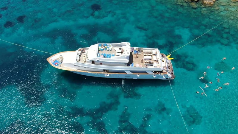 From Pafos: Ocean Flyer VIP Cruise - Adults Only - Swim stops that feel like a bonus, not a chore