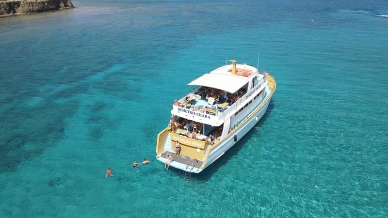 From Paphos: Blue Lagoon Tour with BBQ and Hotel Pickup - BBQ lunch on board: buffet food, drinks, and what to expect if you’re picky