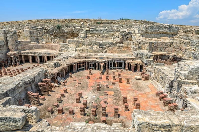 From Paphos: Guided Tour of Limassol with Rock of Aphrodite - Ancient Kourion: the Greco-Roman theatre and mosaic house time