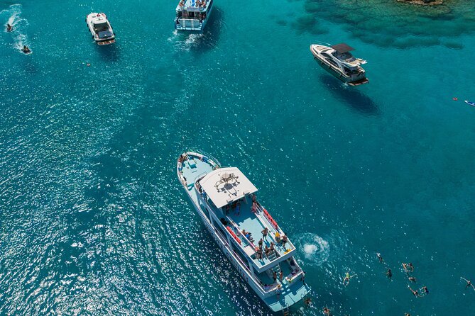 From Protaras: Turtle Cove & Blue Lagoon Cruise - Agioi Anargyroi chapel and the Cape Greco bridge: what to notice while you cruise