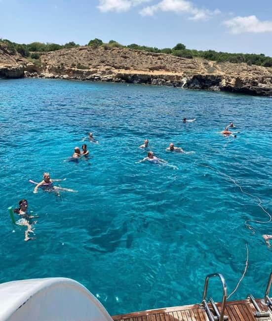 Golden Coast: 2.5-Hour Mermaid Adventure Cruise for Families - Cape Greco: When the Cruise Becomes Swimming and Snorkeling