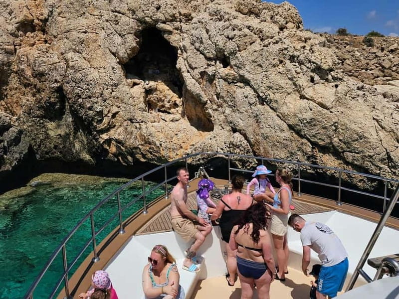 Golden Coast: 2.5-Hour Mermaid Adventure Cruise for Families - Green Bay, Konnos Beach, and Kamara tou Koraka: The Views Portion You Will Remember