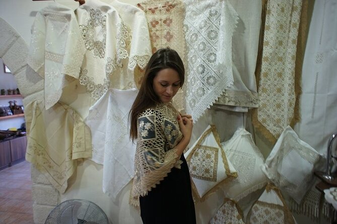 Grand Tour - Nicosia & Larnaca, from Limassol - Stop 1, Pano Lefkara Lace and Silver Crafts That You Can Actually Shop