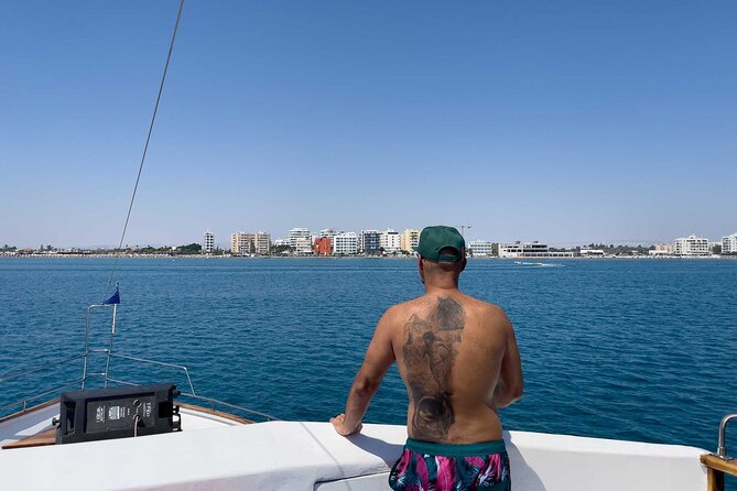 Larnaca Bay Cruise - Mackenzie Beach swim and the coast sail to Macenzy