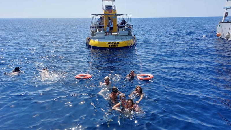 Larnaca: Yellow Submarine Mini Cruise with a Swim Stop - Inside the Underwater Cabin: Glass Views Without Staying Wet
