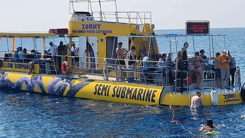 Larnaca: Yellow Submarine Mini Cruise with a Swim Stop - Timing Tips and What to Do During the 80 Minutes