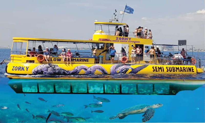 Larnaca: Yellow Submarine Swim Cruise with Unlimited Drinks - Why a semi-submarine from Larnaca feels smarter than a regular boat trip