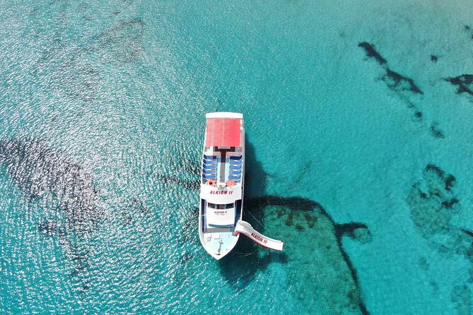 Latchi to Blue Lagoon Glass Bottom+slide Boat Tour - Blue Lagoon time: swimming plus the glass bottom moment