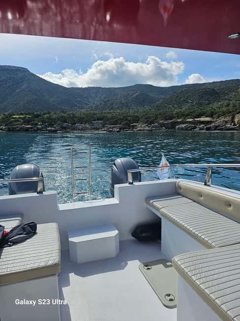 Latsi Blue Lagoon: Private Yacht with Drinks - The captain’s route and how Demetris changes the day