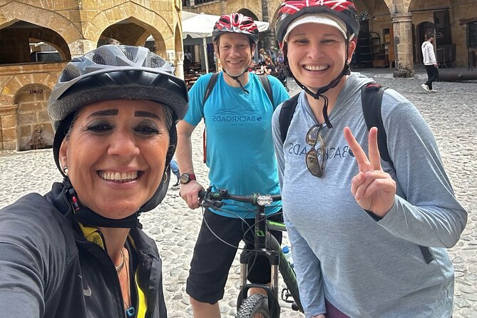 Nicosia: Walled City Bike Tour - Ledra Palace Checkpoint: your starting line and the ID you must bring