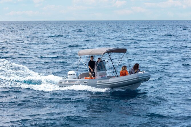 No Licence Private Self Drive Boat to Blue Lagoon +masks&snorkels - The Capelli Tempest Easy Line Boat: Small Size, Big Comfort