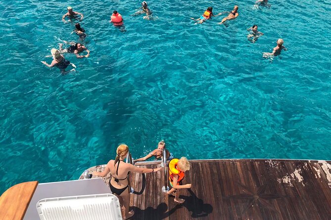 Ocean Blue | Blue Lagoon Morning - On-Board Fun: Snorkel Gear, Water Toys, and Space to Relax