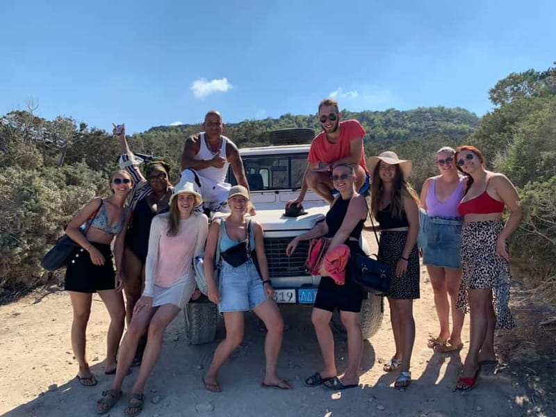 Paphos: Avakas Gorge & Turtle Bay Jeep Tour with Donkey Farm - Peyia sea caves, coastal photo stops, and the quick St. George’s moment