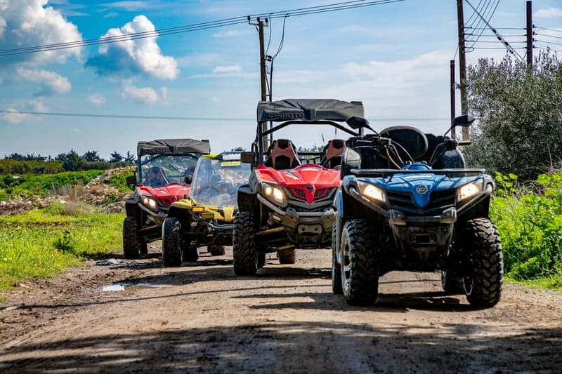 Paphos: Beach and Mountain Buggy Safari - A 3-hour buggy safari that links Geroskipou sea air to mountain villages
