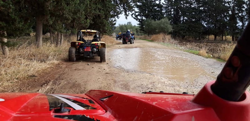 Paphos: Beach and Mountain Buggy Safari - Geroskipou municipal beach and rural off-road fields