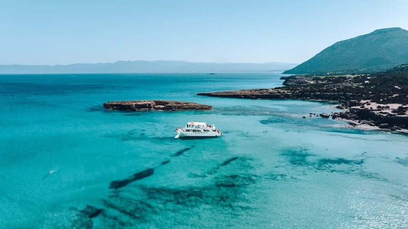 Paphos: Blue Lagoon Afternoon Cruise with Swim, BBQ & Wine - Dinner, wine, and a Cypriot BBQ that actually fills you up