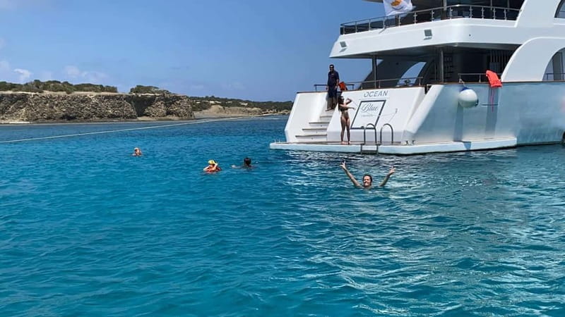 Paphos: Blue Lagoon Cruise-BBQ Lunch, Open Bar, Slide - From Your Hotel in Paphos to Latchi Harbour: How the Coach Part Works