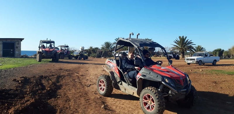 Paphos: Buggy Safari to Akamas Peninsula with Lunch - Sea caves and Edro III: the stop that makes the photos look dramatic