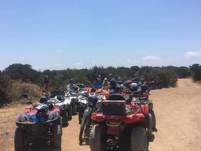 Paphos: Buggy Tour Akamas incl and Adonis Falls - Sea Caves near Peyia and the shipwreck photo stop