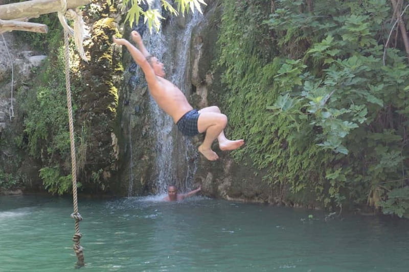 Paphos: Buggy Tour Akamas incl and Adonis Falls - Adonis Falls: guided look, photos, and the cold-water reality