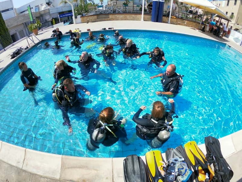 Paphos: Discover Scuba Diving Half-Day Tour - Cydive check-in, warm-up drinks, and a gear setup that matters