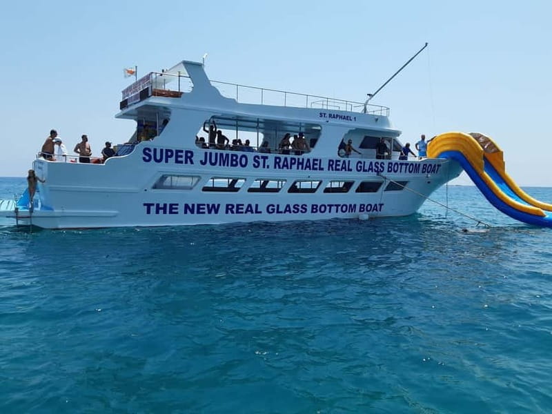 Paphos: Glass Bottom Boat Trip with Swimming or Snorkeling - Key highlights you should care about