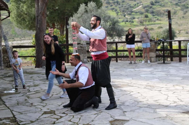 Paphos/Limassol: Donkey Farm Day Trip with Lunch & Tastings - Traditional Dance Show: Joining In Without Overthinking It