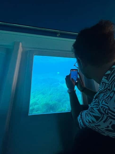 Paphos: Sunset Cruise, Turtle Watching, & Unlimited Drinks - Underwater Cabin Comfort, with 20 Windows to Watch the Sea Bed